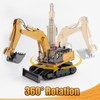 SUGIFT Remote Control Excavator Toy, 11-Channel RC Excavator Toys for Boys 8+ Kids Adults Construction Vehicles Christmas Birthday Gift - 4 of 4