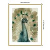 Amanti Art Sepia Peacock I by Grace Popp Wood Framed Wall Art Print - 4 of 4