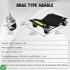 Heavy Duty Car Dollies Set (2/4-Pack, 3000/6000LBS Capacity) Wheel Dolly for Moving Vehicles Trucks  Motorcycles Trailers & Disabled Cars - 4 of 4