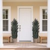 NAYSAYE Planter 150cm Detachable Artificial Green Cypress Tree Realistic Tall Faux Plant for Indoor Outdoor Garden, Green, 8.7"*8.7"*59" - 4 of 4