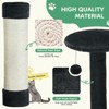 JIONJOY 44-Inch Cat Tower with Large Condo & Climbing Ladder, 3 Perches & 2 Condos - 3 of 4