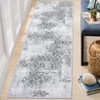 Area Rugs for Living Room, Paisley Distressed Rug, Anti-Slip Stain-Resistant Soft Accent Carpet - 2 of 4