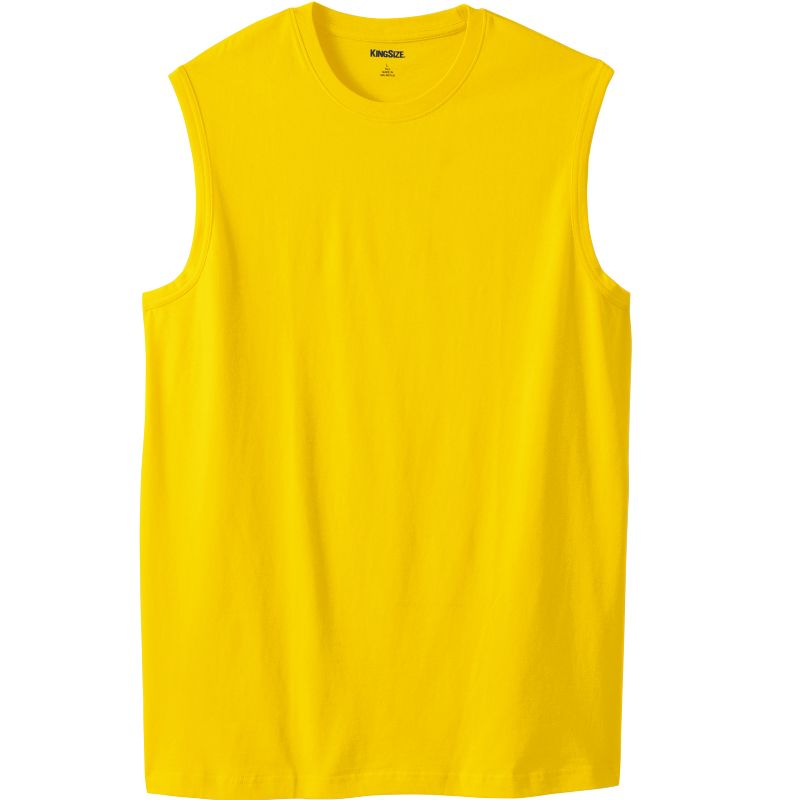 KingSize Men's Big & Tall Shrink-Less Lightweight Muscle T-Shirt, 1 of 2
