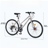 Infurnic Bicycles, Hybrid bike with 7-speed, City Bicycle For men women, Gold, 68.8"*25.5"*39.9" - 2 of 4