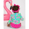 RuffleButts Baby Girls Tropical Long Sleeve UPF50+ One Piece Rash Guard - 4 of 4