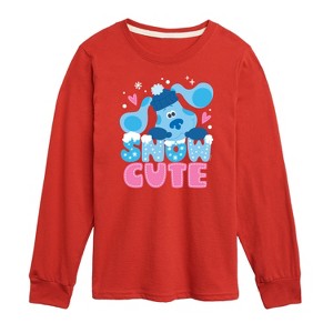 Boys' - Blue's Clues & You! - Snow Cute Long Sleeve Graphic T-Shirt - 1 of 4