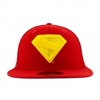 Adult Superman 2025 James Gunn Cape Logo New Era 59Fifty Fitted Hat - 4 of 4