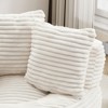 Hrinhom 45" W Modern Bean Bag Chair,Corduroy Lazy Sofa Couch with Pillows and Handle - 3 of 4