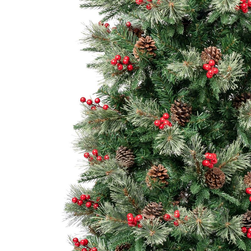 National Tree Company First Traditions Unlit Slim Virginia Pine Artificial Christmas Tree, 4 of 5