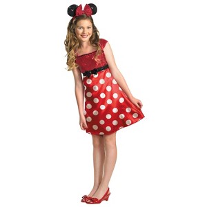 Halloween Girls Disney Mickey Mouse Clubhouse Red Minnie Mouse Costume M(8-10), Girl