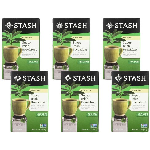 Stash Super Irish Breakfast Black Tea - Case Of 6/20 Bags : Target