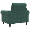 vidaXL Sofa Chair Accent Upholstered Club Armchair for Living Room Velvet - 3 of 4