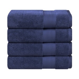Luxury Cotton Heavyweight Solid Plush Towel Set by Blue Nile Mills - 1 of 4