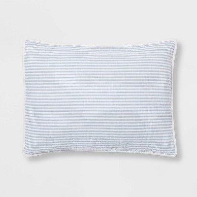 Reversible Cotton Stripe Quilt Sham - Threshold™