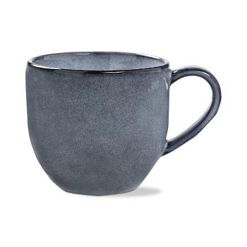 TAG Logan Collection Stoneware Coffee Tea Hot Coco Mug Light Blue, 20 oz.