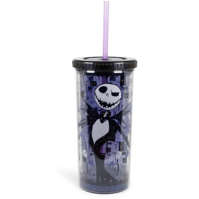 Nightmare Before Christmas Tumbler 40 Oz Custom Name Jack Skellington 3D  Colorful Flower Pattern 40Oz Stainless Steel Tumbler With Handle And Straw  Lid - Laughinks