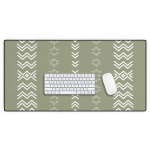 Sheila Wenzel-Ganny Sage Minimalist Mudcloth Desk Mat - Deny Designs - 1 of 4