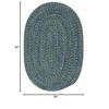 Colonial Mills Carrington Tweed - Deep Blue 3x5 - 3 of 3