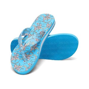 TIME HOLLOW Blue Beach Thong Sandals Flip Flops - 1 of 3