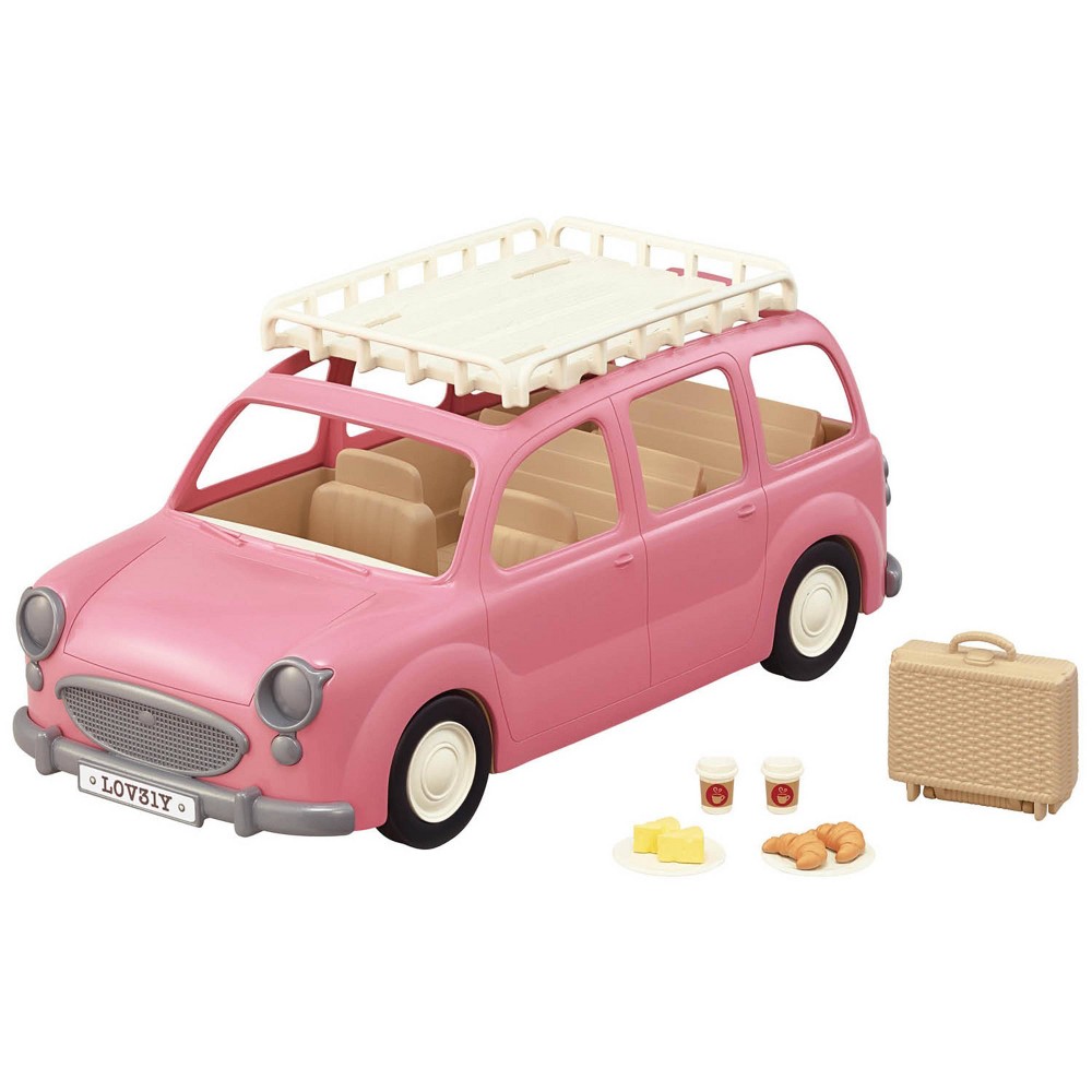 Photos - Doll Accessories Calico Critters Family Picnic Van Playset