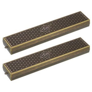 Unique Bargains Zinc Alloy Lightweight Smooth Surface Portable Incense Holder - 1 of 4