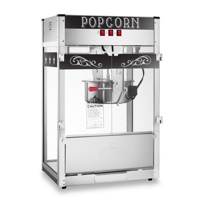 Olde Midway Movie Theater-style Popcorn Machine Popper With Cart And 10 Oz  Kettle, Black : Target