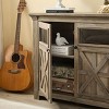 2 Doors Cabinet, Large Buffet Cabinet Kitchen With Metal Handle Styles, Bar Storage Cabinet For Dining Room-Cuddlewood - 3 of 4
