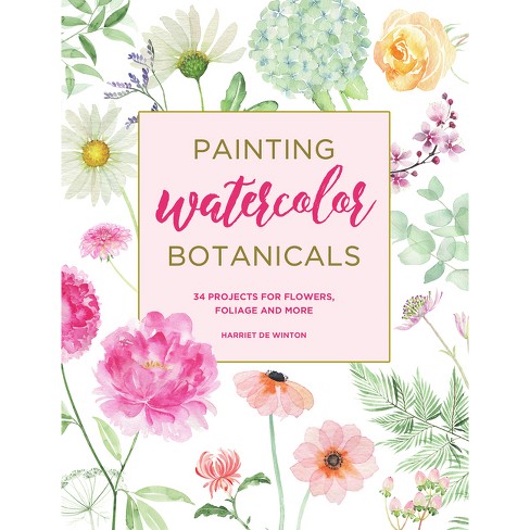 Book : Watercolor Workbook 30-minute Beginner Botanical