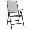 vidaXL Anthracite Folding Patio Chairs 2 pcs - 3 of 4