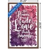 Trends International Flowers May Fade - Love Stands Forever Framed Wall Poster Prints - 3 of 4