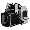 Munora - Small Pet Carrier Backpack - Expandable with Back Extension - Breathable Mesh Travel Backpack for Cats and Dogs - Holds up to 26 lbs - 3 of 4
