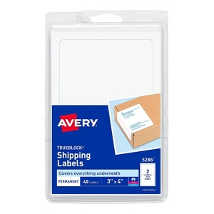 Avery 5286 White Laser/Inkjet Shipping Labels 05286 - 1 of 4