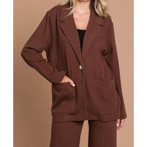 Women's One Button Oversize Blazer - Culture Code - 1 of 1