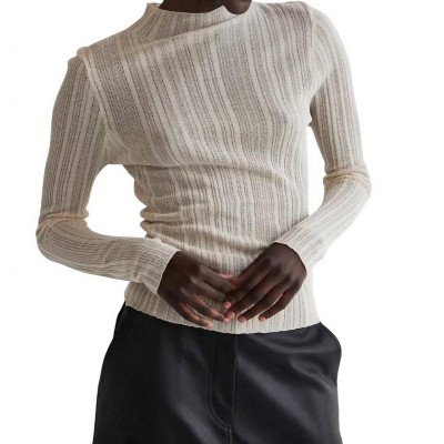 Women's Dane Sheer Knit Top - CRESCENT