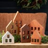 Sullivans Block House Figure - Set of 6, Christmas Decor, Multicolored - 3 of 4