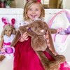 Plushible Brown Plaid Eared Bunny - 4 of 4