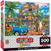 MasterPieces 500 Piece Jigsaw Puzzle - The Surf Dog Grill - Drive-Ins Diners Dives 15"x21" - 2 of 4
