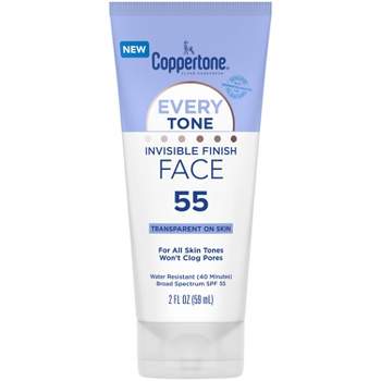 Coppertone Every Tone Face Sunscreen Lotion - SPF 55 - 2 fl oz