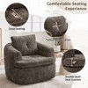 RISOKEYS 360° Swivel Sofa Chair Accent Barrel Chair 36.6" Swivel Round Chair with Dual-layer Cushion Design for Living Room,Bedroom,Office - 4 of 4