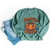 Simply Sage Market Coquette Pumpkin Season Leopard Sweatshirt - 3 of 4