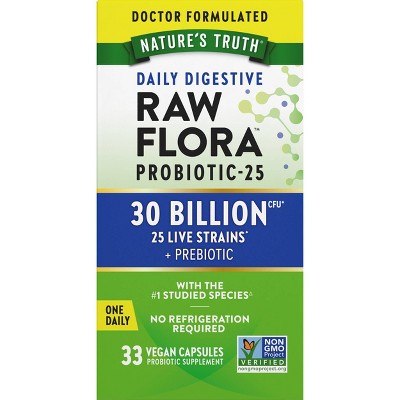 Nature's Truth Daily Digestive Vitamin Vegan Capsules 30B - 33ct
