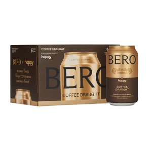 BERO Brewing Happy Coffee Draught Non-Alcoholic Beer - 6pk/12 fl oz Cans - 1 of 4