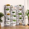 Triple Wide 5 Tier Bookshelf, Industrial Bookcases and Bookshelves with 14 Open Display Shelves - 2 of 4