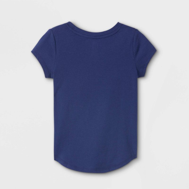Toddler Girls' Solid Knit Short Sleeve T-Shirt - Cat & Jack™, 2 of 9