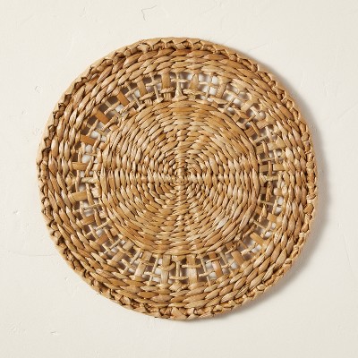 13&#34; Natural Woven Plate Charger - Hearth &#38; Hand&#8482; with Magnolia