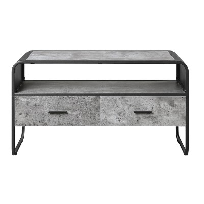 NicBex TV Stand with 3 Drawers and Open Shelves Modern Entertainment Center for Living Room, Bedroom