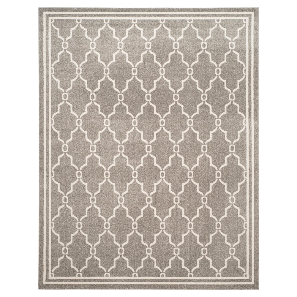 Prato 6'x9' Indoor/Outdoor Rug - Dark Gray/Beige - Safavieh