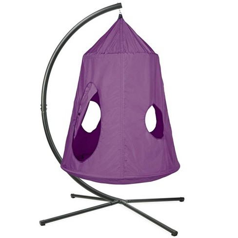 Hanging tent discount chair with stand