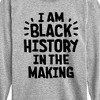 Boys' - Instant Message - Black Histroy In The Making Long Sleeve Graphic T-Shirt - 2 of 4