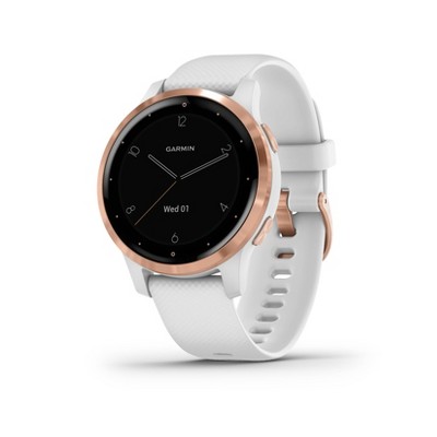 Garmin vivoactive 4S White with Rose Gold Hardware